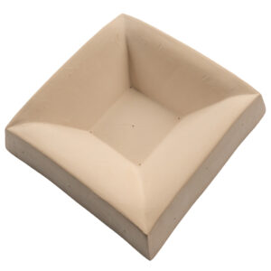 Forma ceramiczna nr 02 - kwadratowa misa polmisek slumping
