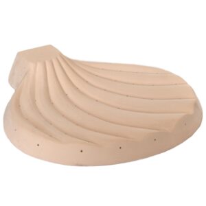 Forma ceramiczna nr 59 - BESTSELLER - wypukła muszla relief draping 300x280mm