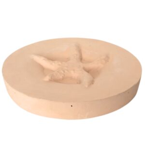 Forma ceramiczna nr 61 - okrągła misa rozgwiazda relief slumping 290mm