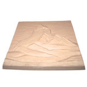 Forma ceramiczna nr 66 - wypukła relief góry draping 320x320mm