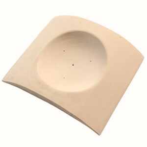 Forma ceramiczna nr 81 - wypukła wygięta z polem okrągłym draping 265x225mm